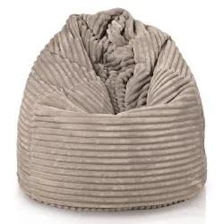 Fotoliu Puf XL Standard - Catifea Raiată Stripe – vedere 2