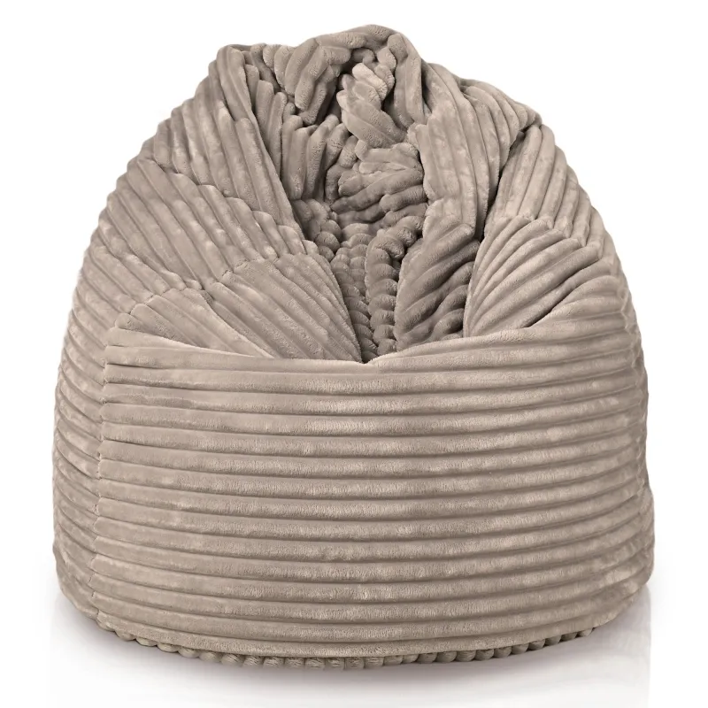 Fotoliu Puf XL Standard - Catifea Raiată Stripe – vedere 2