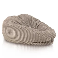 Fotoliu Puf XL Standard - Catifea Raiată Stripe – vedere 3