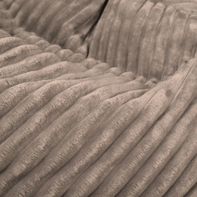 Fotoliu Puf XL Standard - Catifea Raiată Stripe – vedere 4
