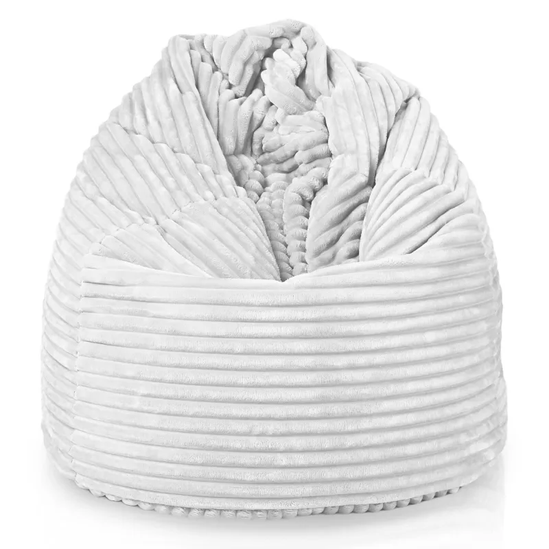 Fotoliu Puf XL Standard - Catifea Raiată Stripe – vedere 7