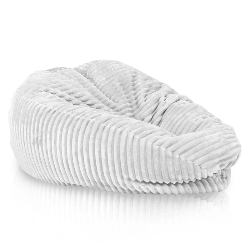 Fotoliu Puf XL Standard - Catifea Raiată Stripe – vedere 8