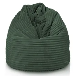 Fotoliu Puf XL Standard - Catifea Raiată Stripe – vedere 12