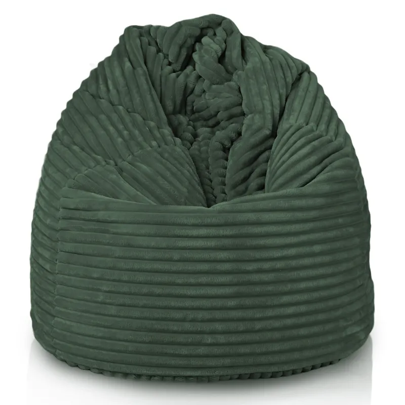 Fotoliu Puf XL Standard - Catifea Raiată Stripe – vedere 12
