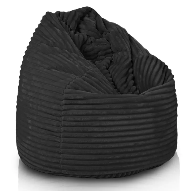 Fotoliu Puf XL Standard - Catifea Raiată Stripe – vedere 16
