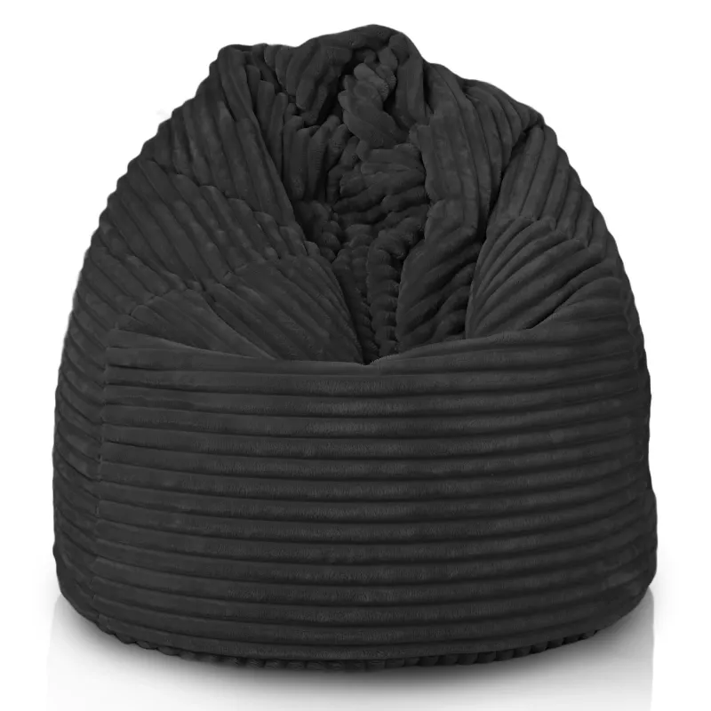 Fotoliu Puf XL Standard - Catifea Raiată Stripe – vedere 17