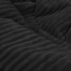 Fotoliu Puf XL Standard - Catifea Raiată Stripe – vedere 19