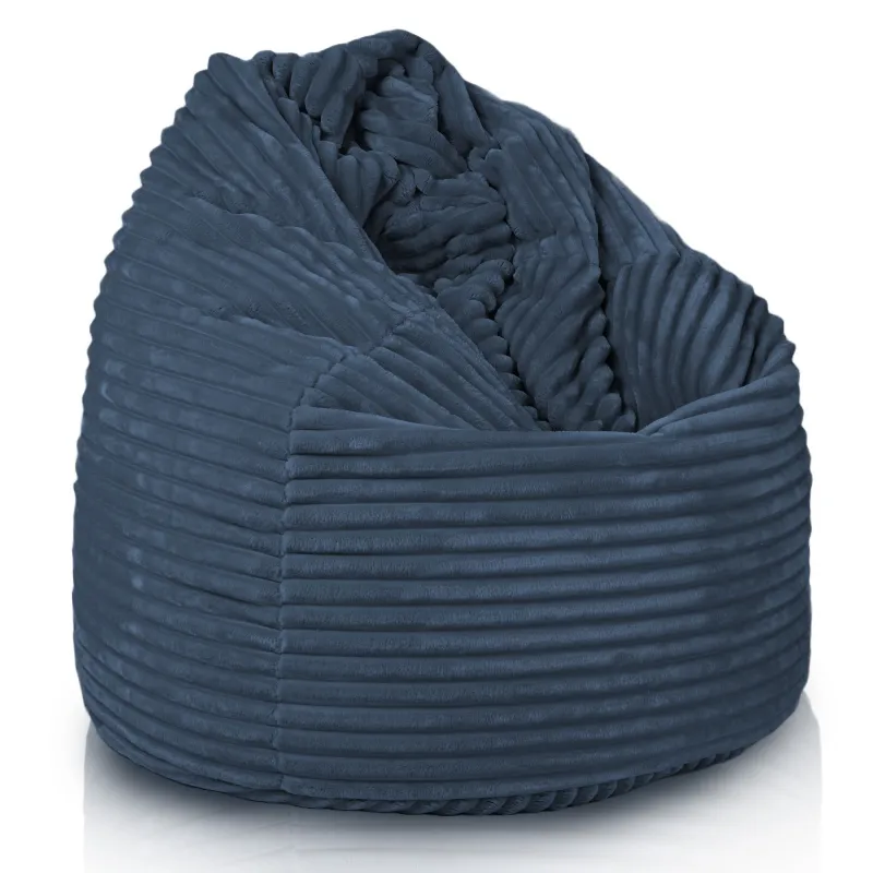 Fotoliu Puf XL Standard - Catifea Raiată Stripe – vedere 21