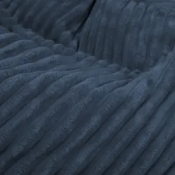 Fotoliu Puf XL Standard - Catifea Raiată Stripe – vedere 24