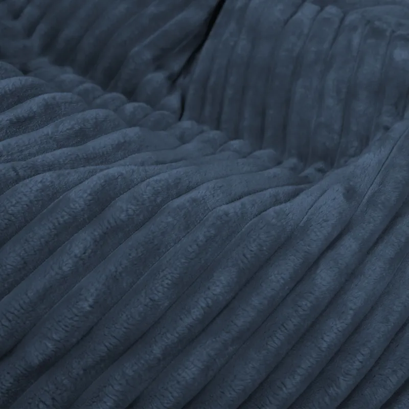 Fotoliu Puf XL Standard - Catifea Raiată Stripe – vedere 24