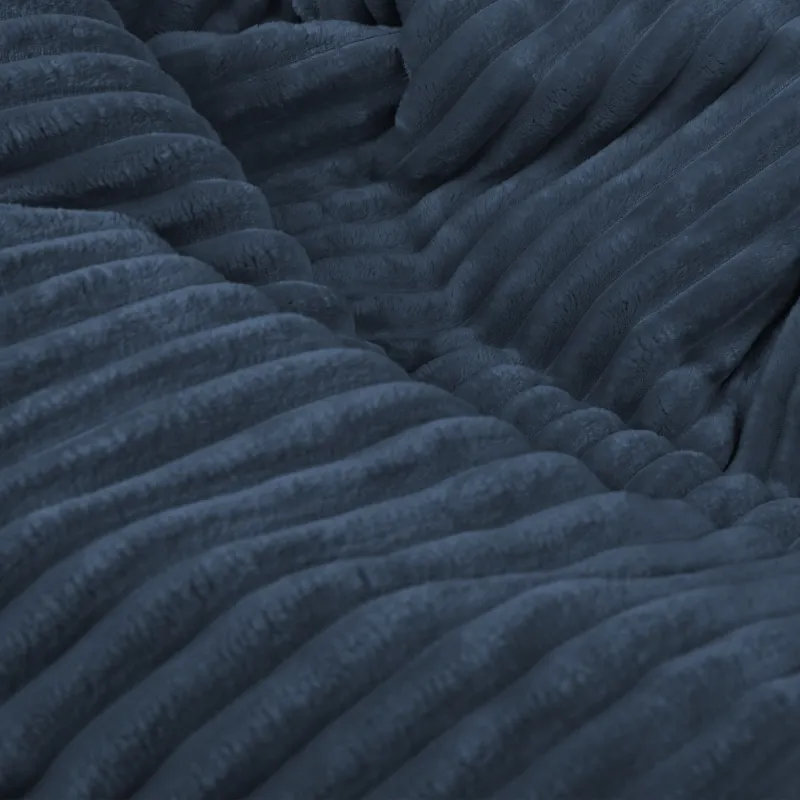 Fotoliu Puf XL Standard - Catifea Raiată Stripe – vedere 25