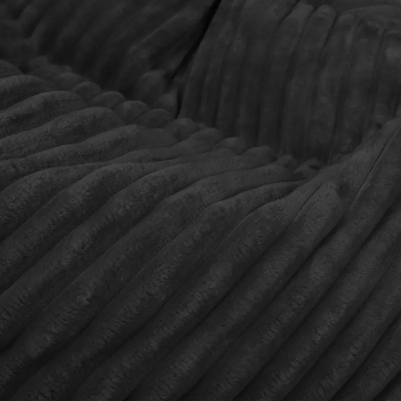 Fotoliu Puf L pentru copii - Catifea Raiată Stripe – vedere 19
