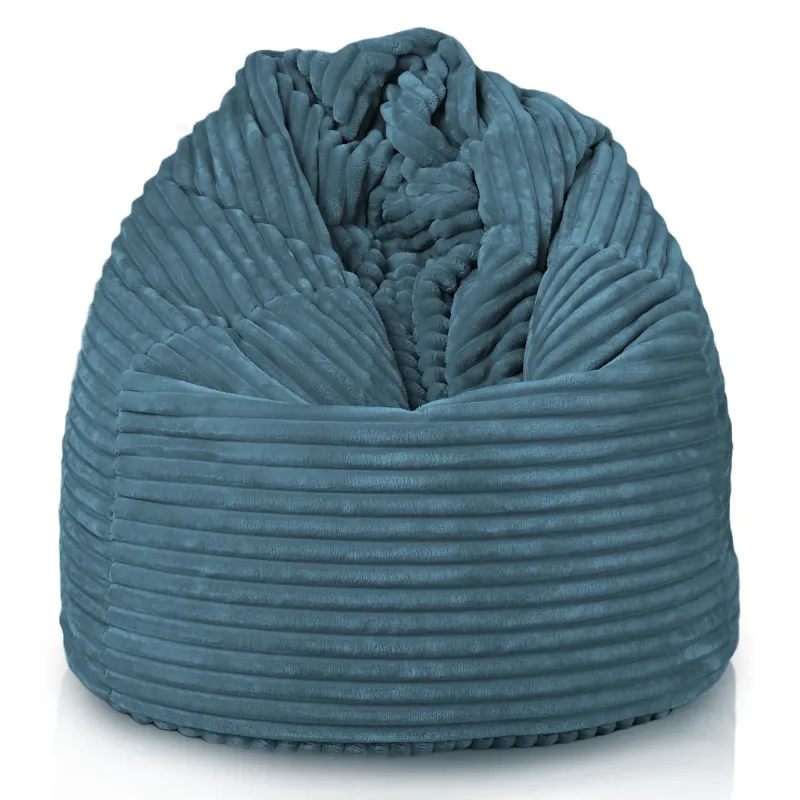 Fotoliu Puf XL Standard - Catifea Raiată Stripe – vedere 32