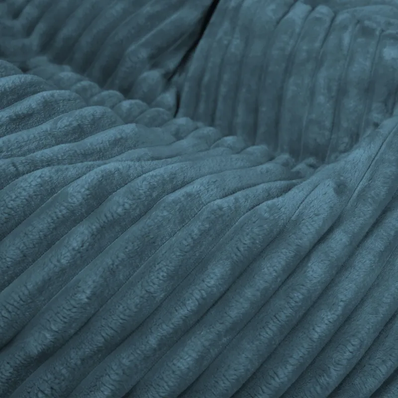 Fotoliu Puf XL Standard - Catifea Raiată Stripe – vedere 34