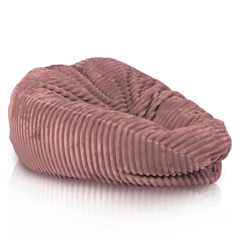 Fotoliu Puf XL Standard - Catifea Raiată Stripe – vedere 43