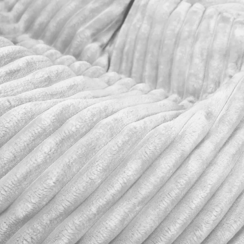 Fotoliu Puf XL Standard - Catifea Raiată Stripe – vedere 9