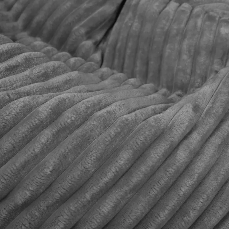 Fotoliu Puf XL Standard - Catifea Raiată Stripe – vedere 40