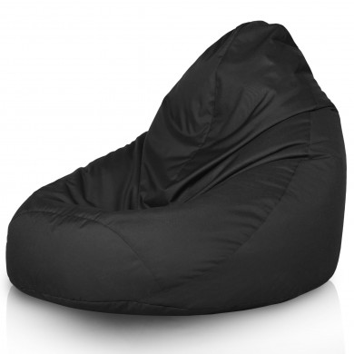 Negru fotoliu puf para xxl drop exterior