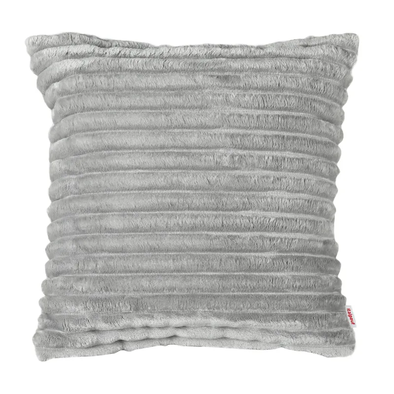 Pernă decorativă pătrată 60x60 cm -Catifea Raiată Stripe