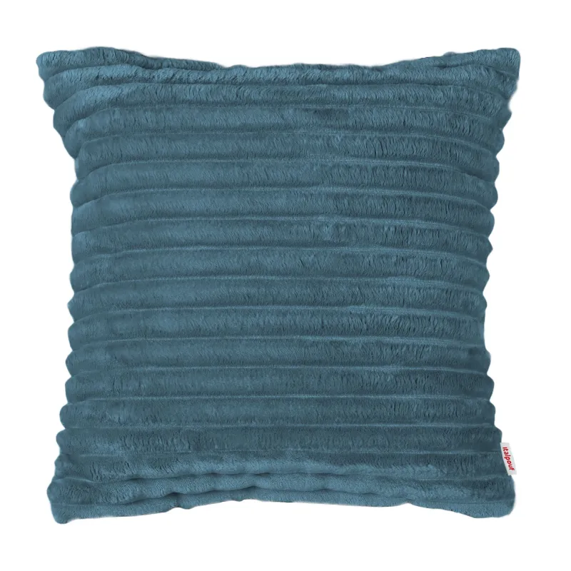 Pernă decorativă pătrată 60x60 cm -Catifea Raiată Stripe