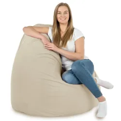 Fotoliu Puf XXL pentru adulți Gigant - Catifea Soft – vedere 40