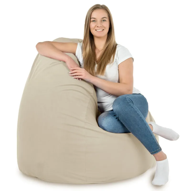 Fotoliu Puf XXL pentru adulți Gigant - Catifea Soft – vedere 40