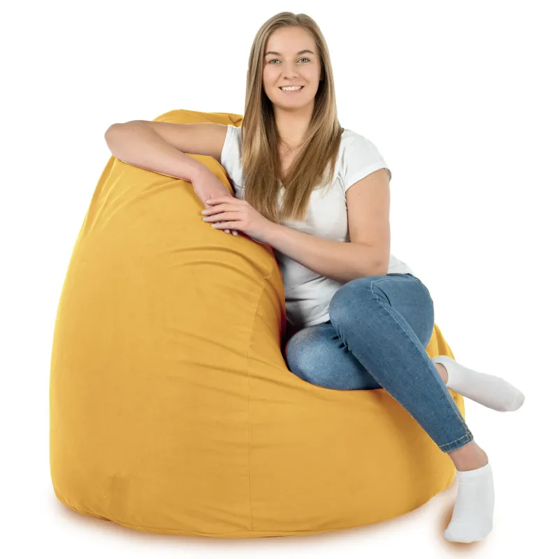 Fotoliu Puf XXL pentru adulți Gigant - Catifea Soft – vedere 48
