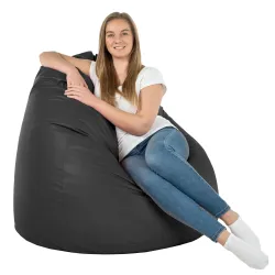 Fotoliu Puf XXL pentru adulți Gigant - Piele Ecologică – vedere 28