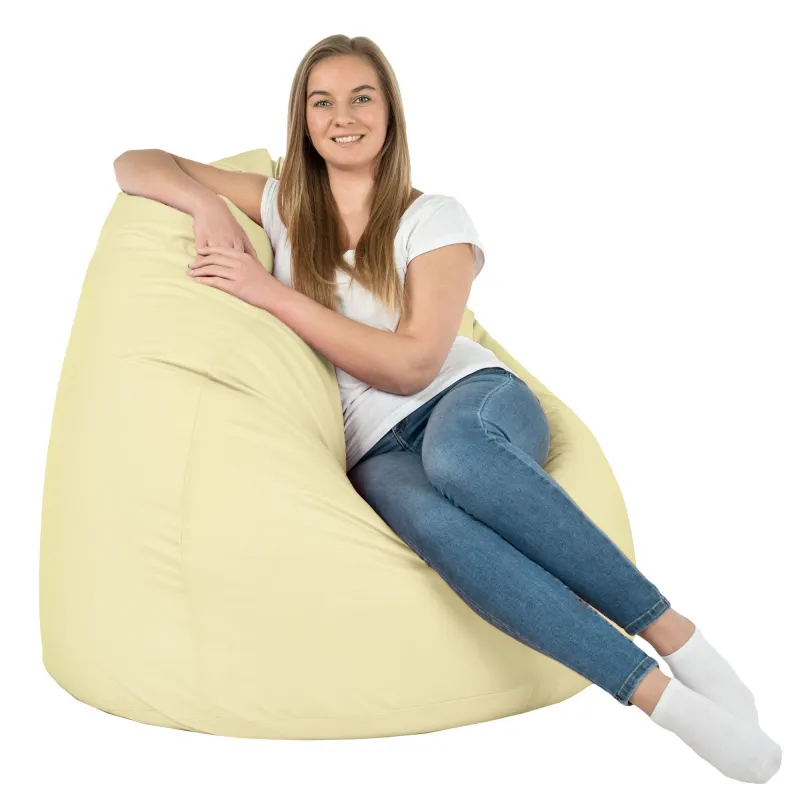 Fotoliu Puf XXL pentru adulți Gigant - Piele Ecologică – vedere 48