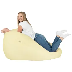 Fotoliu Puf XXL pentru adulți Gigant - Piele Ecologică – vedere 50