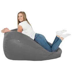 Fotoliu Puf XXL pentru adulți Gigant - Piele Ecologică – vedere 90