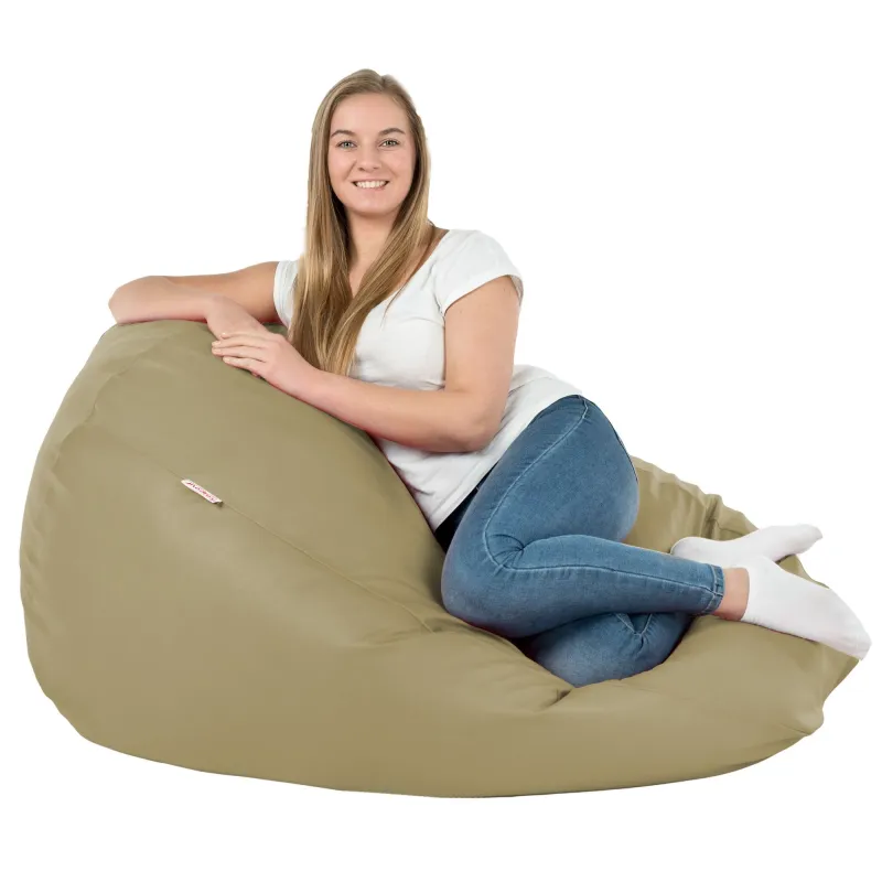 Fotoliu Puf XXL pentru adulți Gigant - Piele Ecologică – vedere 99