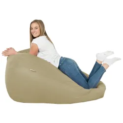 Fotoliu Puf XXL pentru adulți Gigant - Piele Ecologică – vedere 100