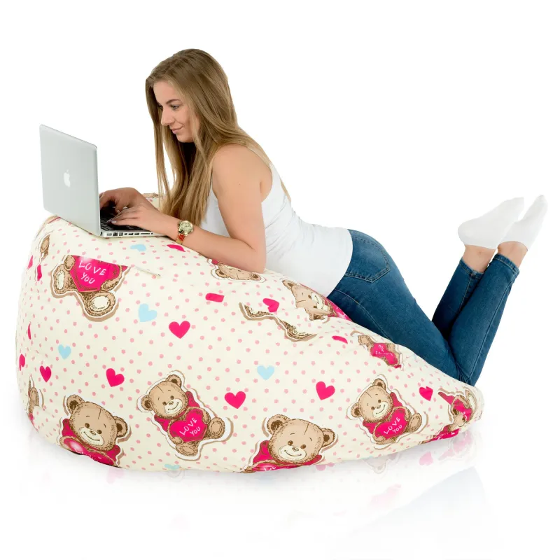 Fotoliu Puf XXL pentru adulți Gigant - Material Imprimeu Premium – vedere 32