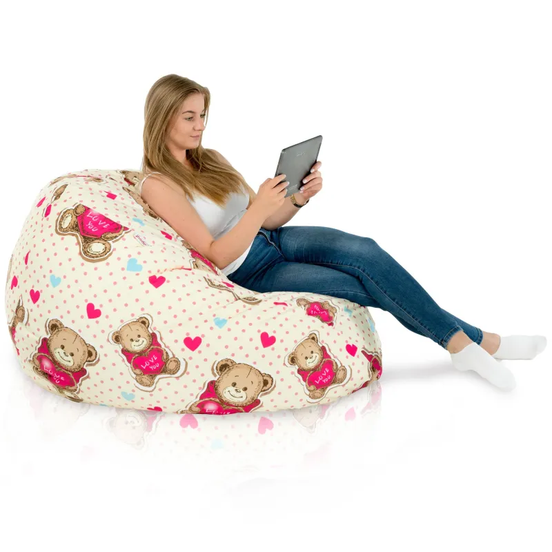 Fotoliu Puf XXL pentru adulți Gigant - Material Imprimeu Premium – vedere 33