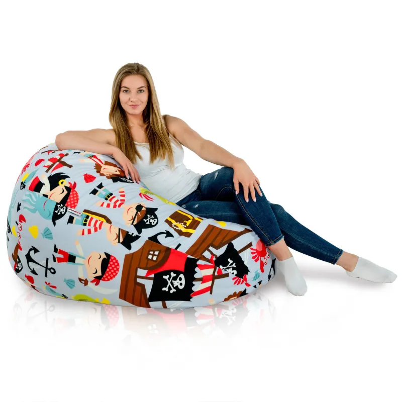 Fotoliu Puf XXL pentru adulți Gigant - Material Imprimeu Premium – vedere 37
