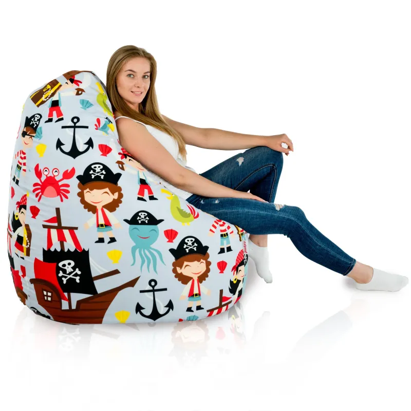 Fotoliu Puf XXL pentru adulți Gigant - Material Imprimeu Premium – vedere 38