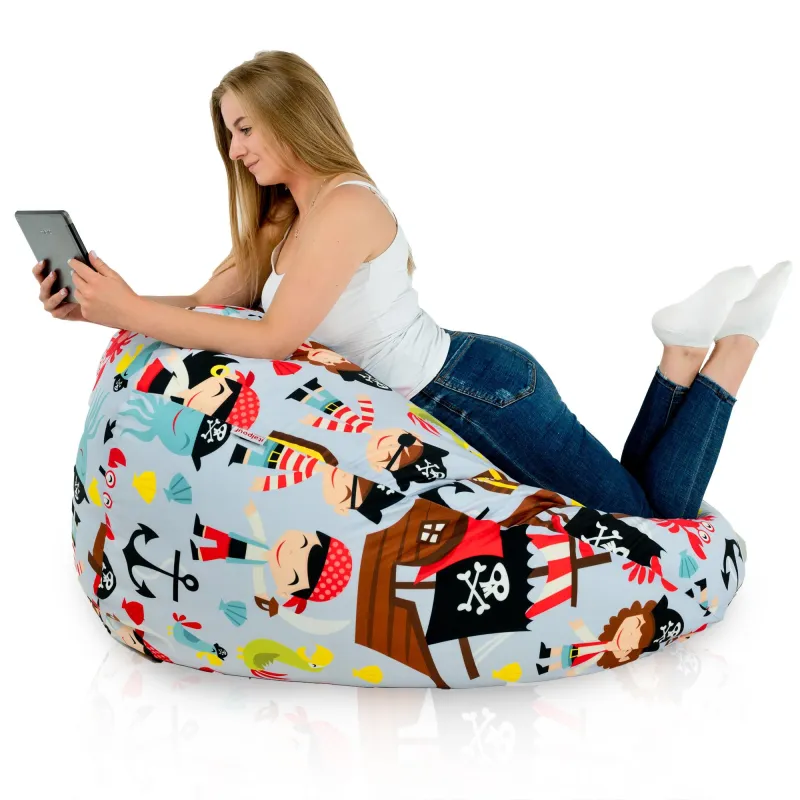 Fotoliu Puf XXL pentru adulți Gigant - Material Imprimeu Premium – vedere 39