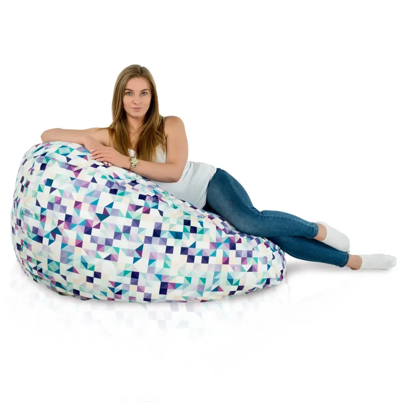 Fotoliu Puf XXL pentru adulți Gigant - Material Imprimeu Premium – vedere 49