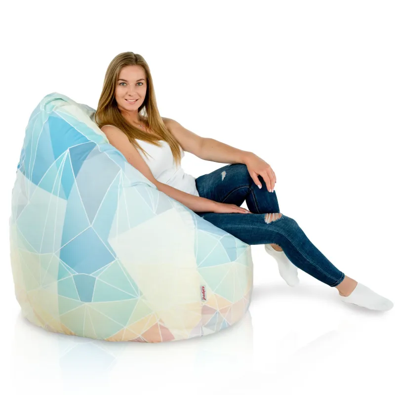 Fotoliu Puf XXL pentru adulți Gigant - Material Imprimeu Premium – vedere 58