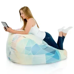 Fotoliu Puf XXL pentru adulți Gigant - Material Imprimeu Premium – vedere 60