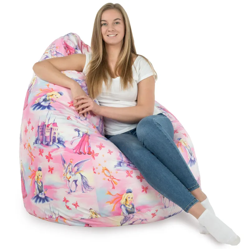 Fotoliu Puf XXL pentru adulți Gigant - Material Imprimeu Premium – vedere 65