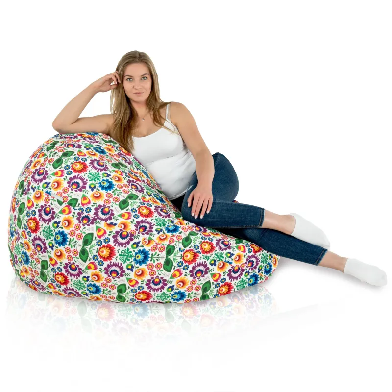 Fotoliu Puf XXL pentru adulți Gigant - Material Imprimeu Premium – vedere 89