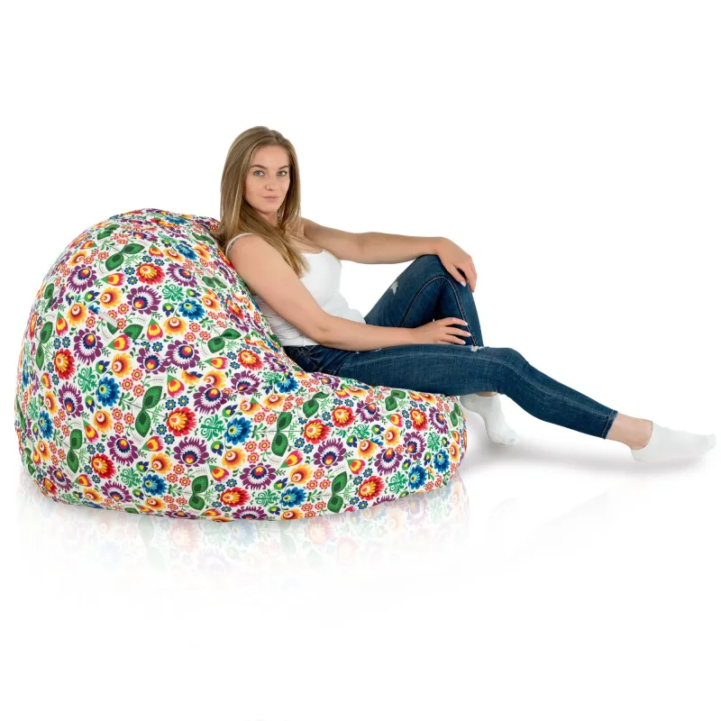 Fotoliu Puf XXL pentru adulți Gigant - Material Imprimeu Premium – vedere 91