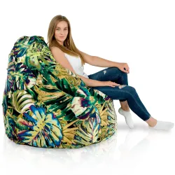 Fotoliu Puf XXL pentru adulți Gigant - Material Imprimeu Premium – vedere 106