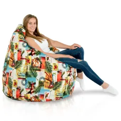 Fotoliu Puf XXL pentru adulți Gigant - Material Imprimeu Premium – vedere 114