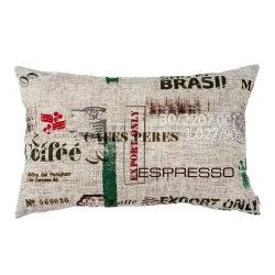 Pernă decorativă dreptunghiulară - Material Imprimeu Premium