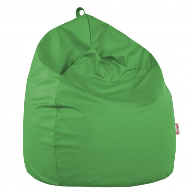 Verde fotoliu puf para piele ecologica