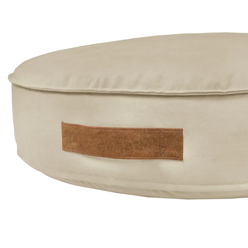 Culcuș rotund pentru câini și pisici 80 cm - Catifea Soft – vedere 2