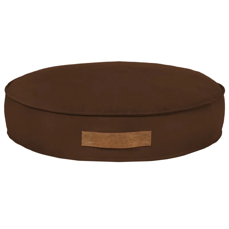 Culcuș rotund pentru câini și pisici 80 cm - Catifea Soft – vedere 5